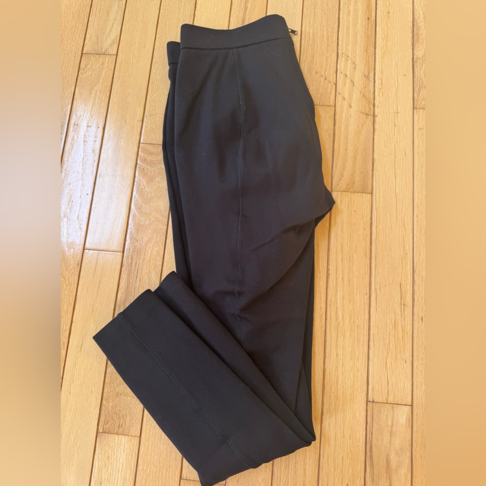 J. Crew Black Pixie Legging Pants With Exposed Ba… - image 5